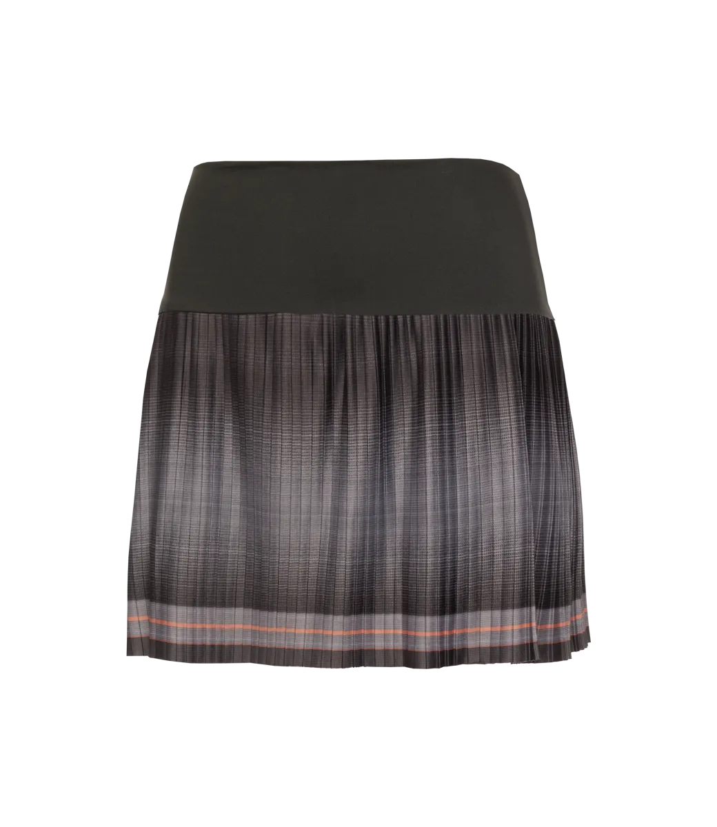 196044-025 | PLEATED SKIRT-14.5" | ASPHALT