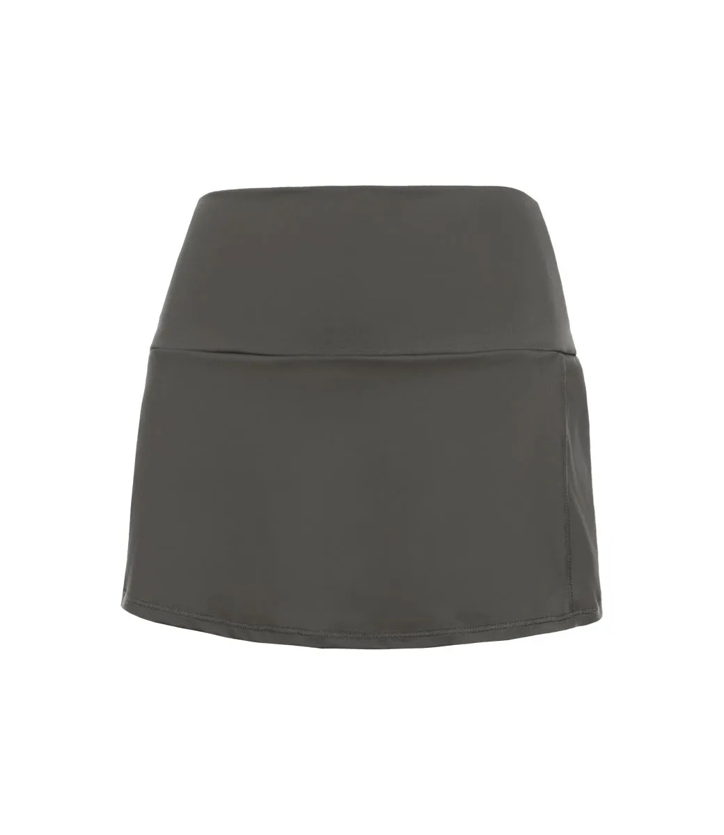 196045-025 | STRAIGHT SKIRT -13" | ASPHALT