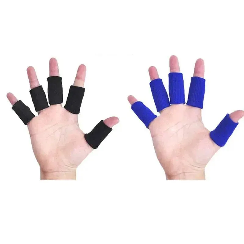 1Pcs/Set Finger Protection Arthritis Support Finger Guard Outdoor Sports Basketball Volleyball Elastic Finger Sleeves Elastic