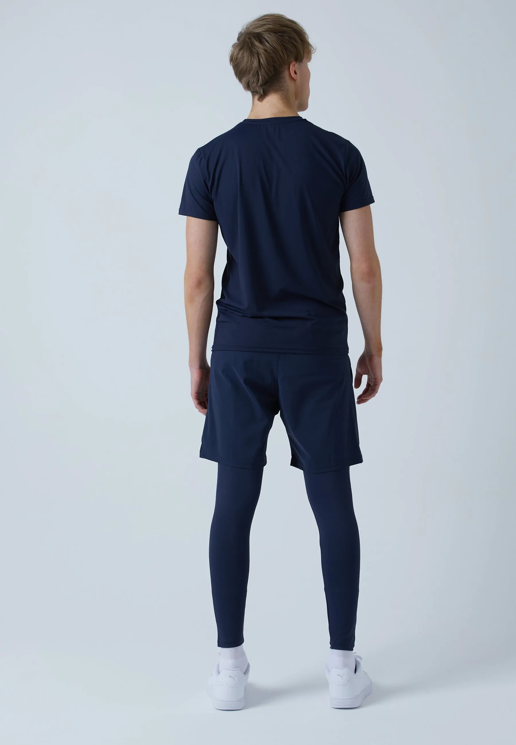 2-in-1 Shorts with tights, navy blue