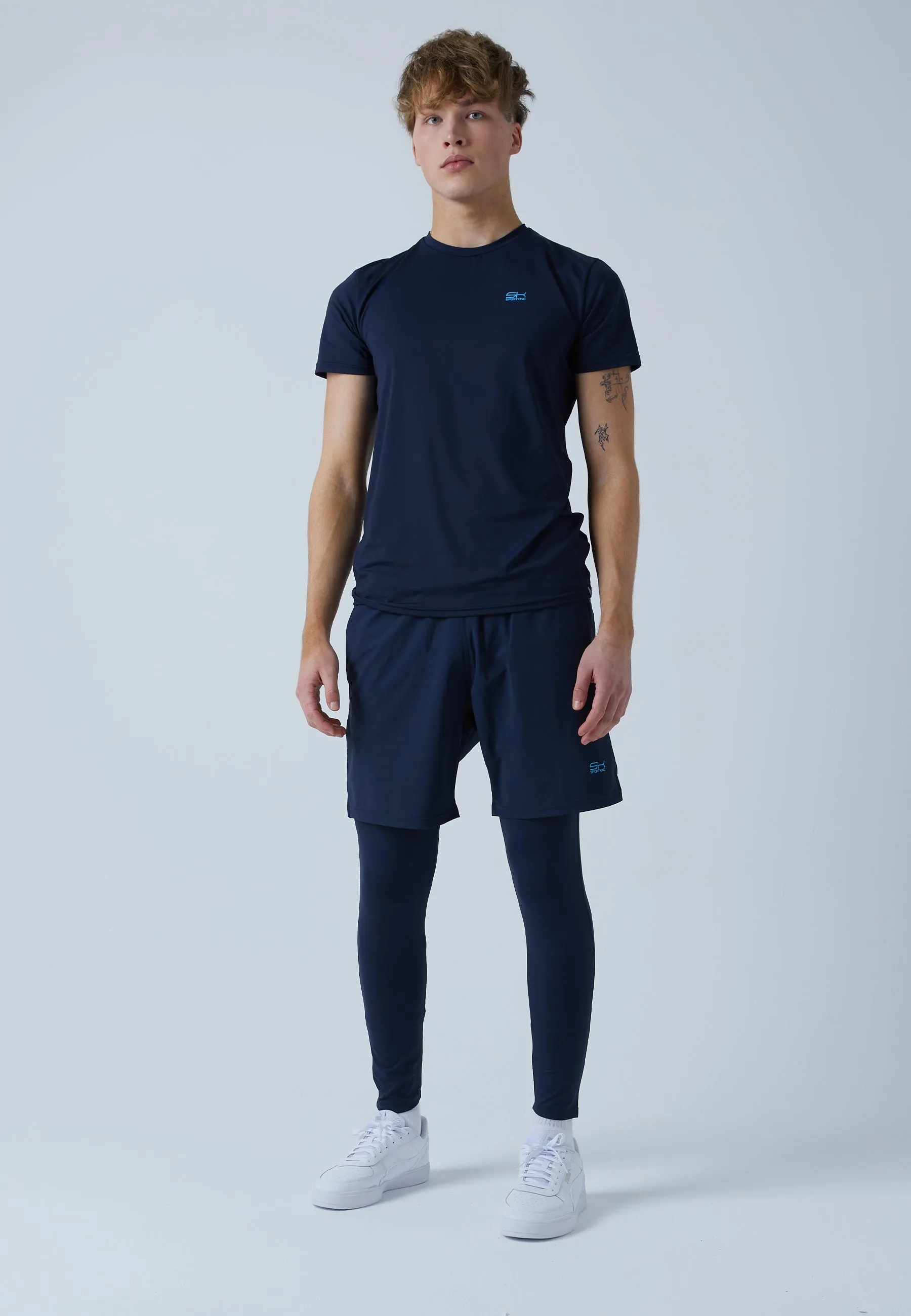 2-in-1 Shorts with tights, navy blue