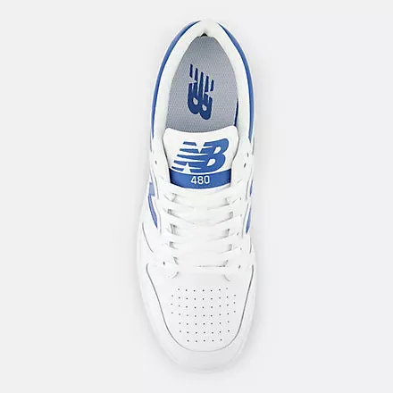 480 Sneaker (White   Blue)