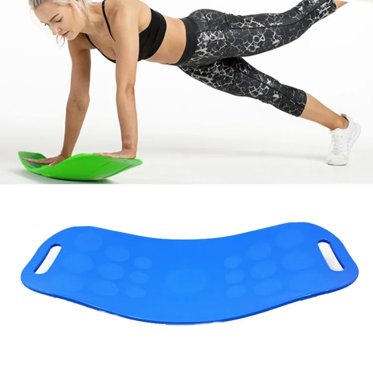 ABS Twist Fitness Balance Board Abdomen Leg Swing Exercise Board Yoga Balance Board(Blue)