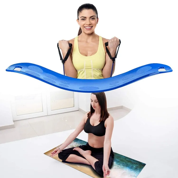 ABS Twist Fitness Balance Board Abdomen Leg Swing Exercise Board Yoga Balance Board(Blue)