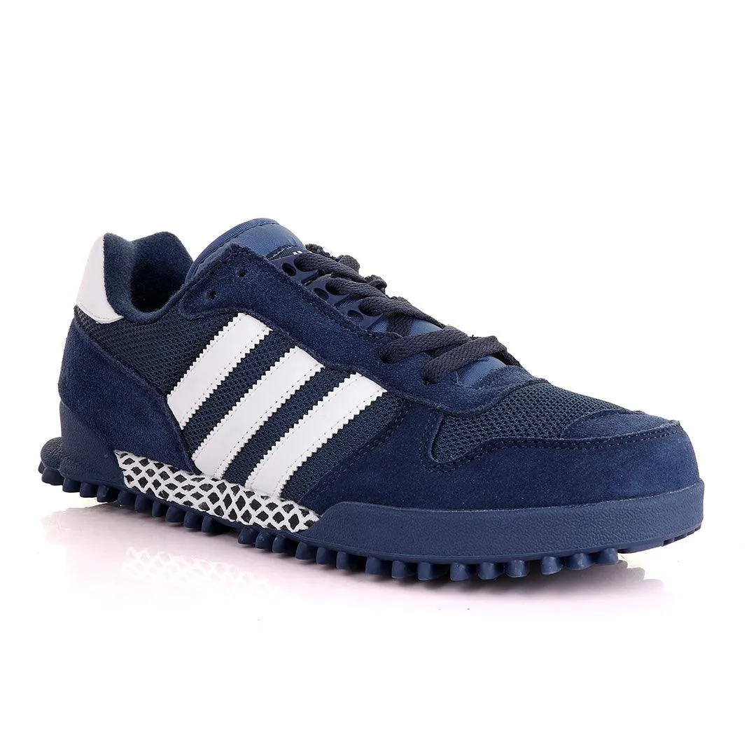 Ad Simplified Fabric NavyBlue Sneakers