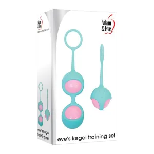 Adam & Eve - Eve's Kegel Training Set (Pink/Teal)