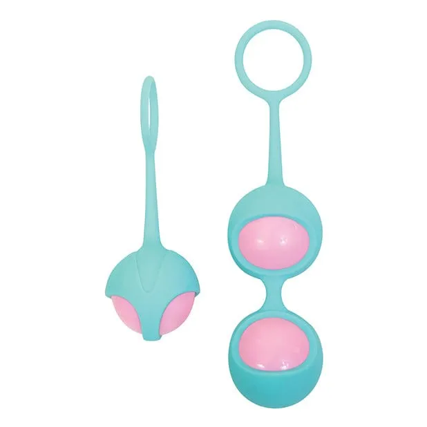 Adam & Eve - Eve's Kegel Training Set (Pink/Teal)