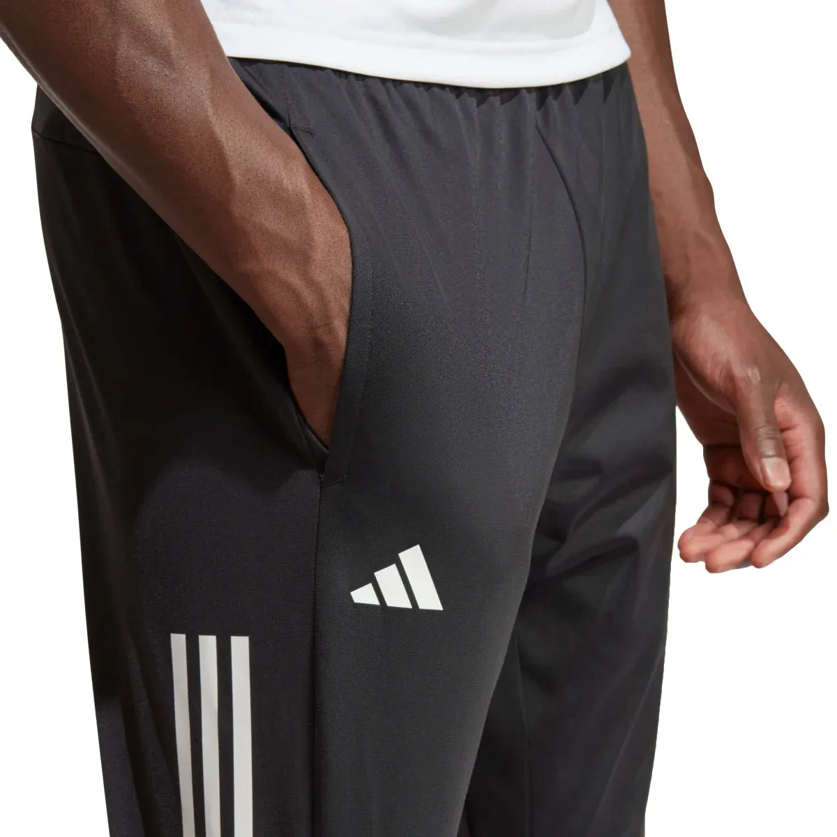 adidas Men's 3-Stripes Knit Tennis Pants