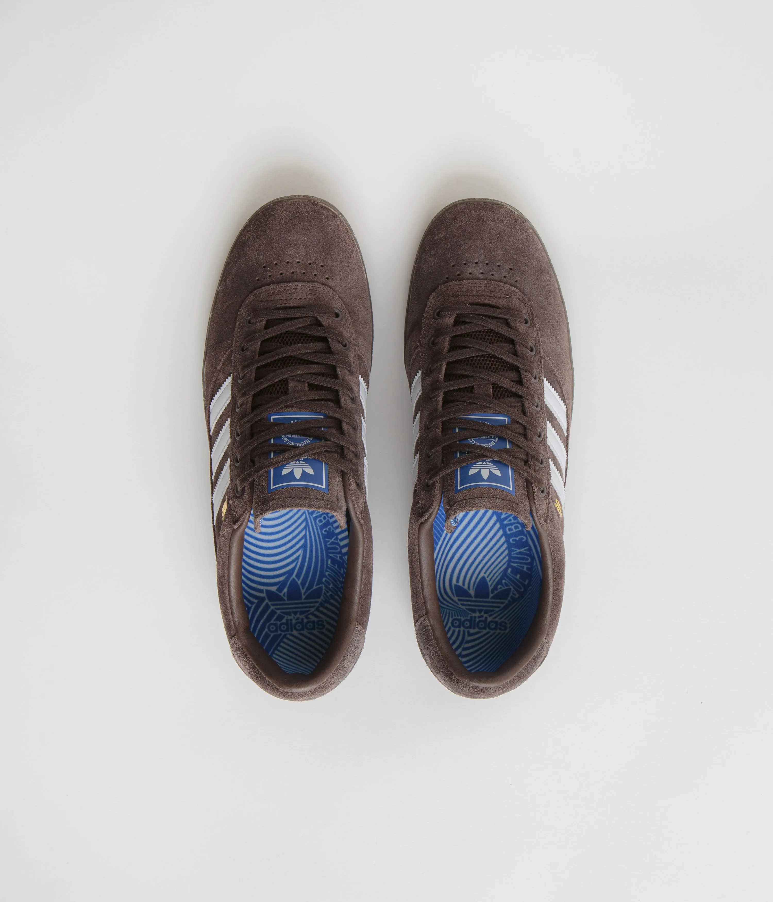 Adidas Puig Indoor Shoes - Brown / FTWR White / Bluebird