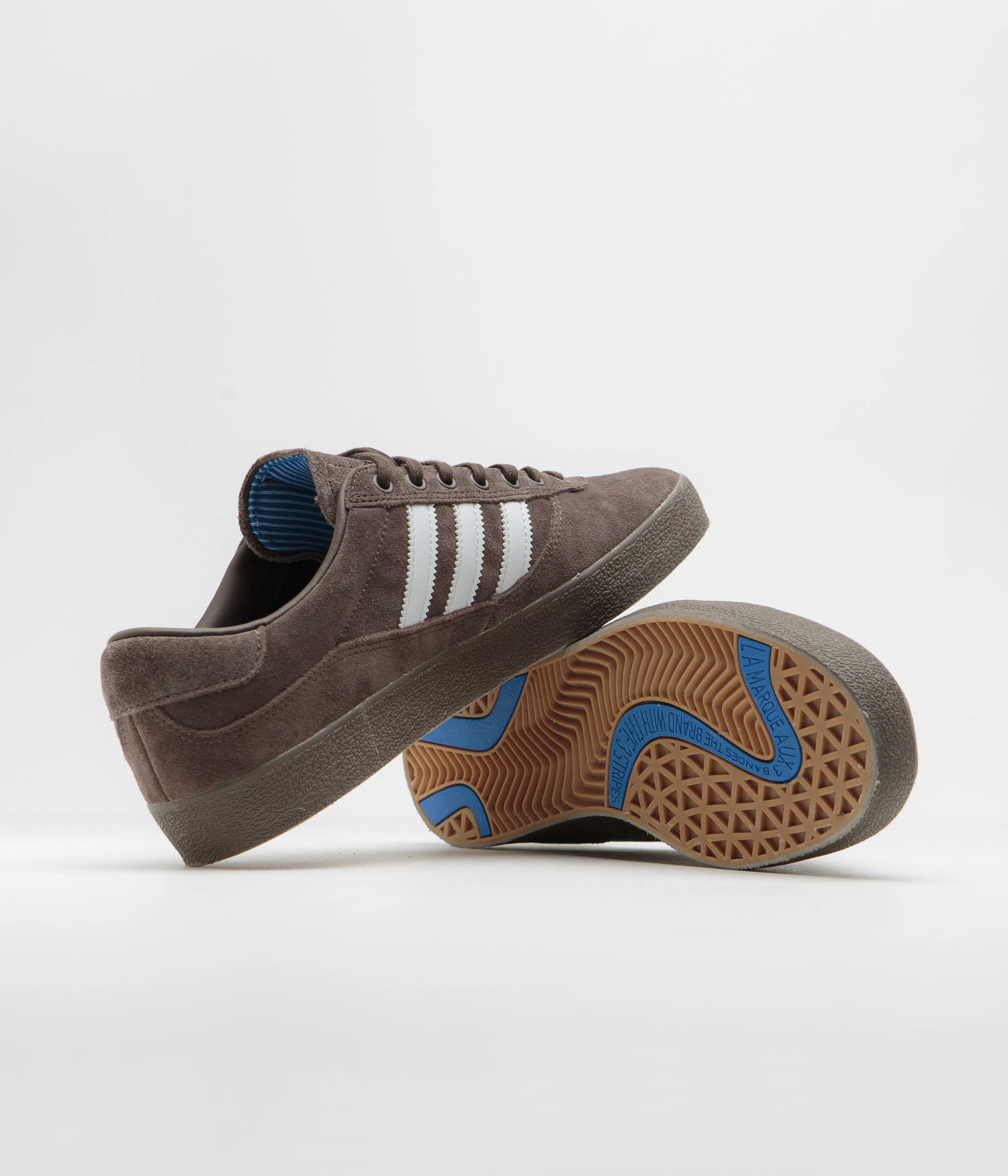 Adidas Puig Indoor Shoes - Brown / FTWR White / Bluebird