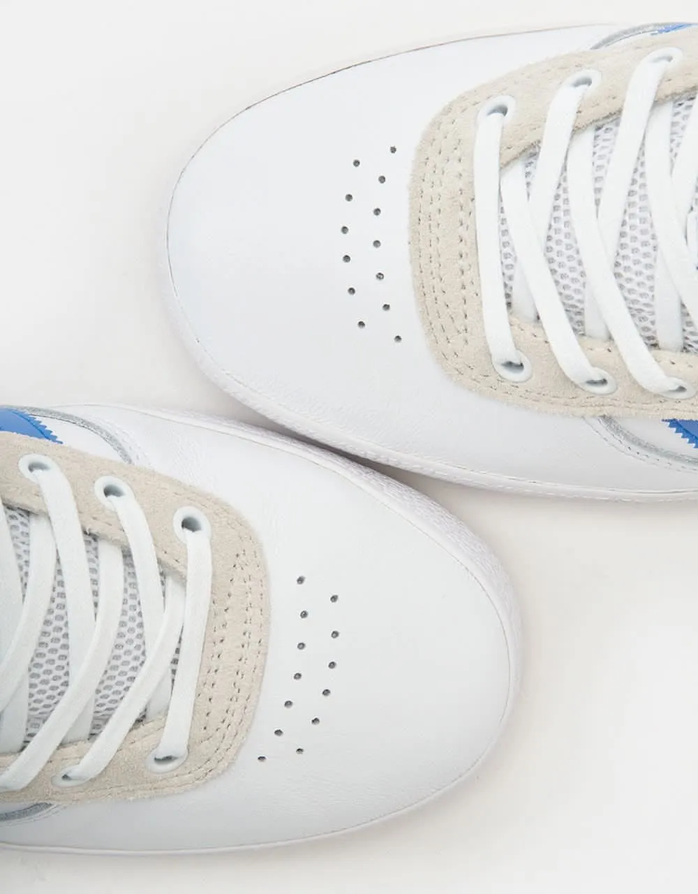 adidas Puig Indoor Skate Shoes - White/Bluebird/Gold Metallic