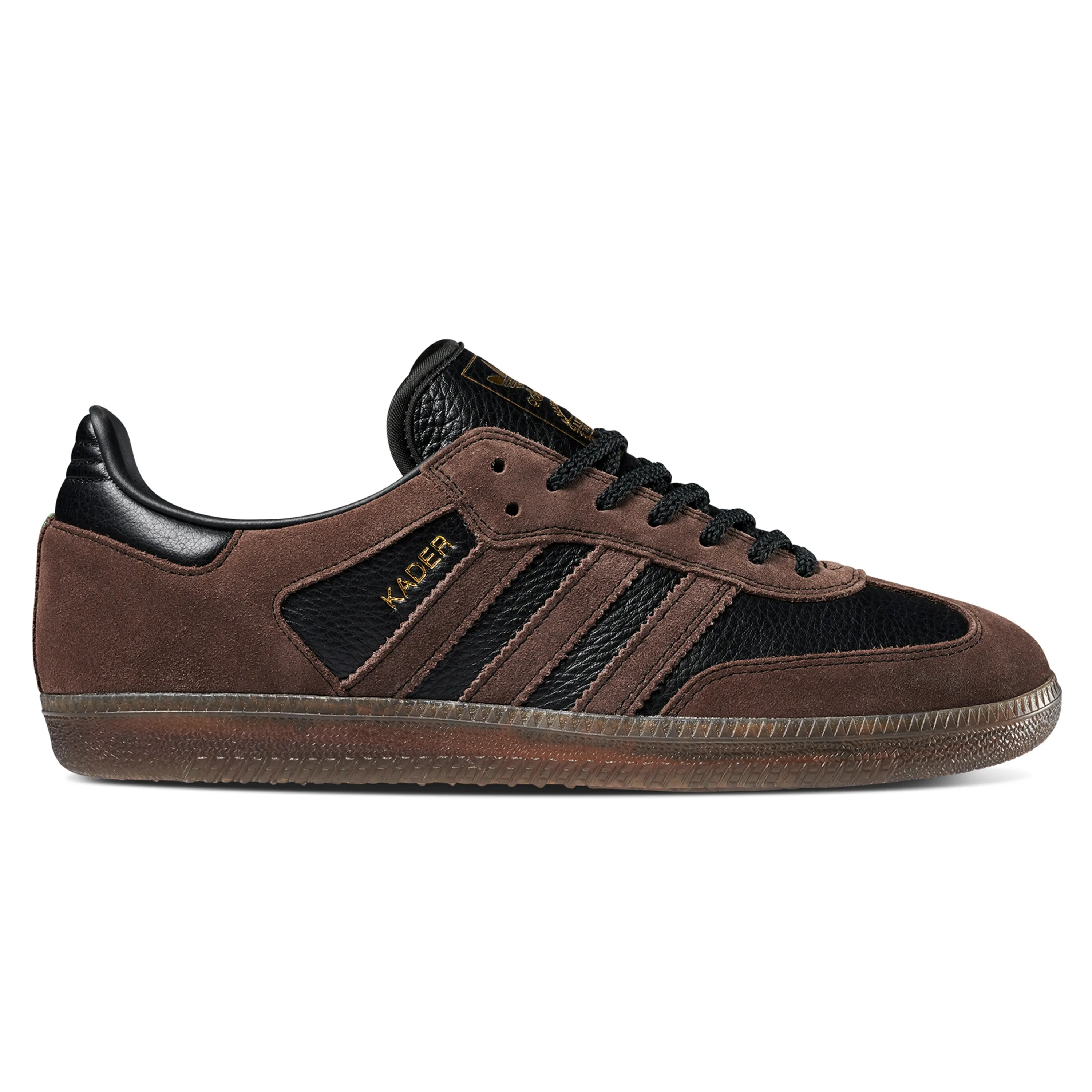 ADIDAS SAMBA ADV X KADER BLACK / BROWN / GUM