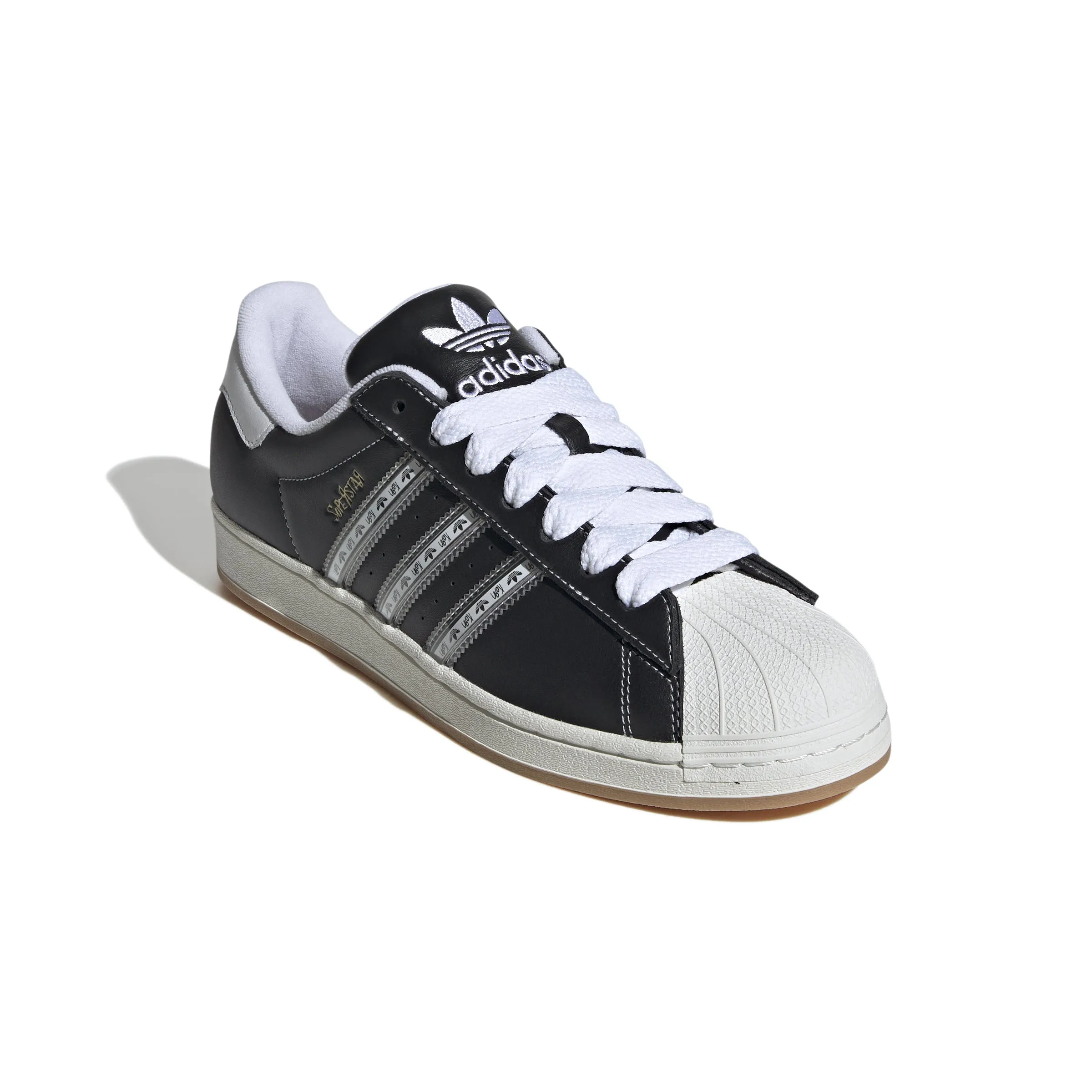 Adidas Superstar KoRn Shoes-Core Black / Transl / Better Scarlet