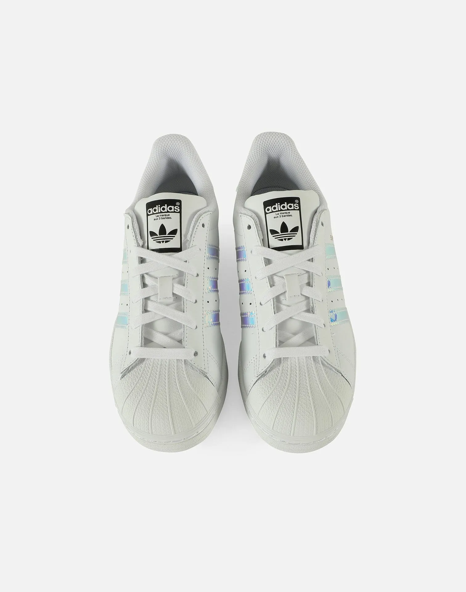 Adidas SUPERSTAR WHITE/METALLIC 4-7