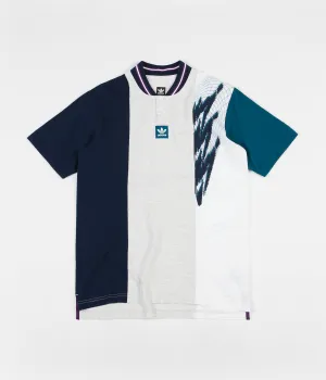 Adidas Tennis Jersey - Pale Melange / Collegiate Teal / Real Teal