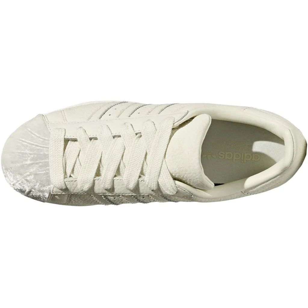 Adidas Womens Trainers Superstar Classic Low-Top Sneakers Leather Textile - UK 4