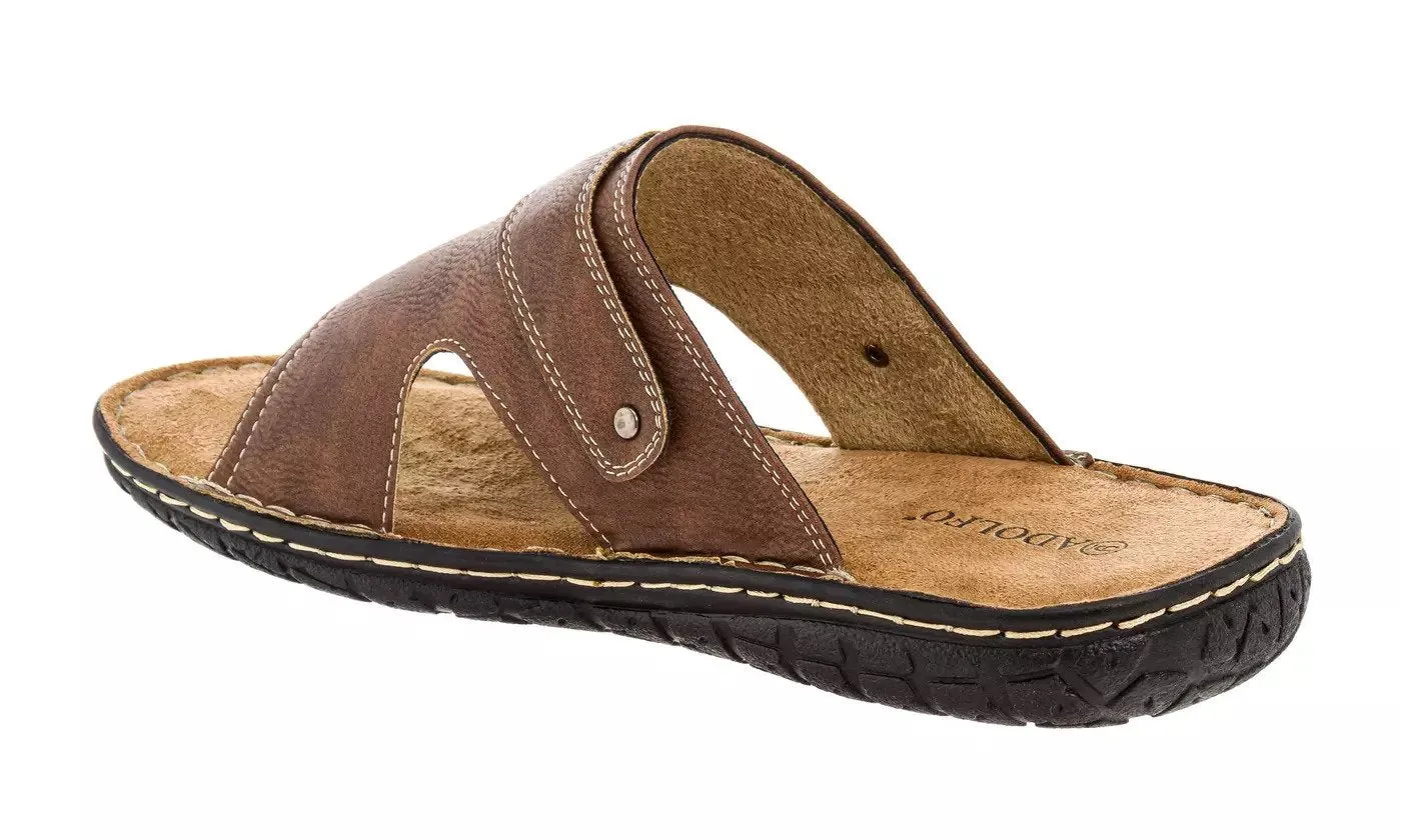 Adolfo Men's Jeremy Buckle Slide Sandal