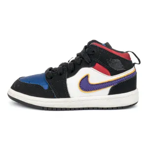 Air Jordan 1 Lakers 3 Sneakers Fabric Multicolour Colour For Kids