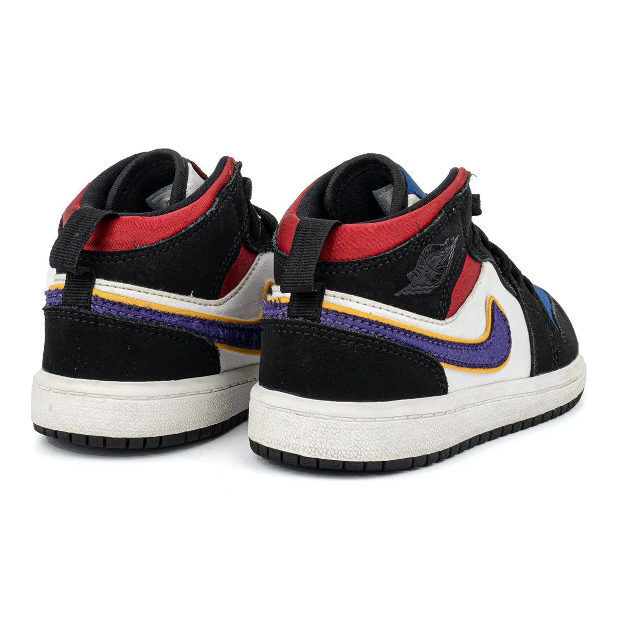 Air Jordan 1 Lakers 3 Sneakers Fabric Multicolour Colour For Kids