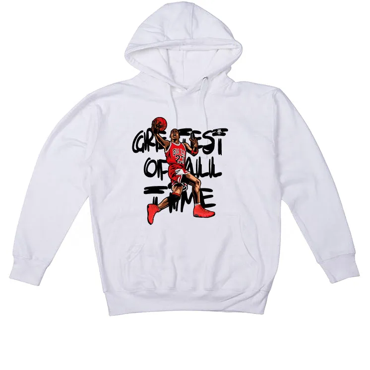 Air Jordan 9 “Chile Red” White T-Shirt (greatest of all time)