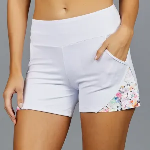 Amethyst Short (white/print)