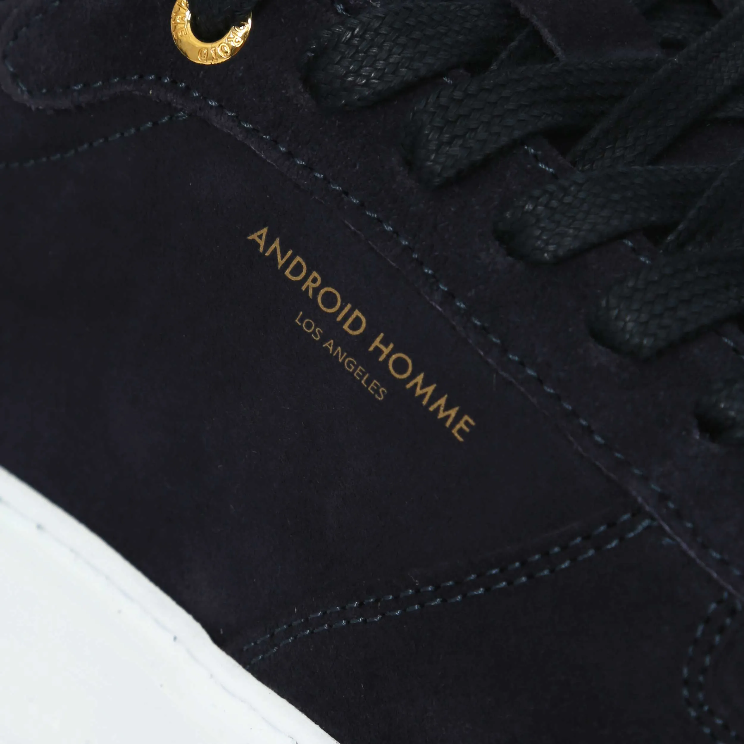 Android Homme Manhattan Trainer in Navy Suede