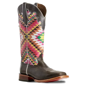 Ariat Ladies Eye Dazzler Aztec & Iron Grey Fonda Boots 10029709