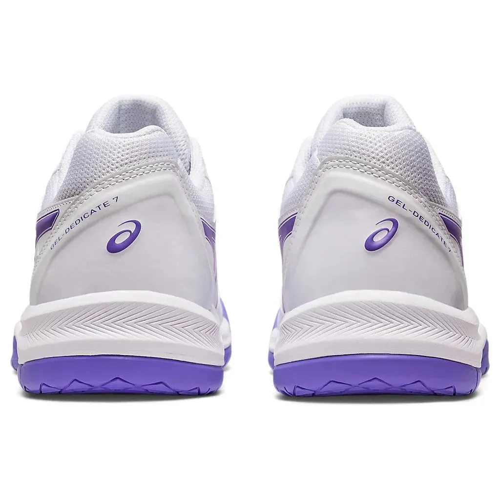 Asics Gel-Dedicate 7 Women's Hardcourt White/Amethyst Size US 9 Only