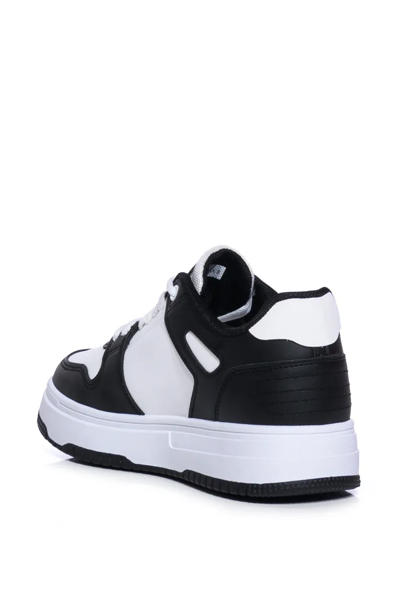 AZALEA WANG AGUSTA BLACK SNEAKER