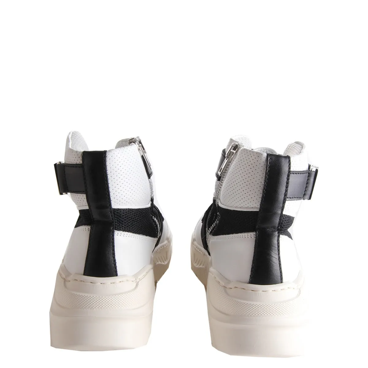 Balmain Kids High Top White Trainers