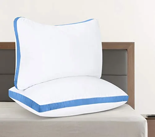 Bedding Gusseted Pillow (2-Pack) Premium Quality - Side Back Sleepers