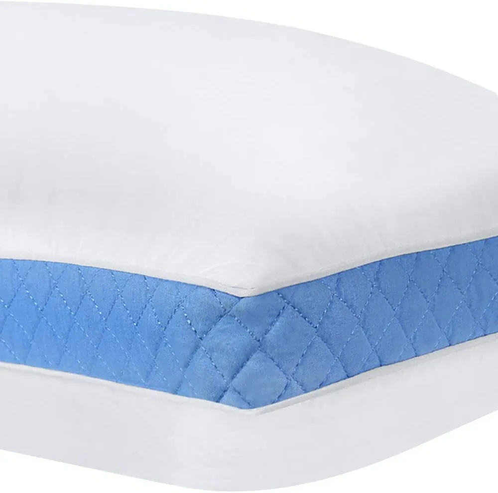 Bedding Gusseted Pillow (2-Pack) Premium Quality - Side Back Sleepers