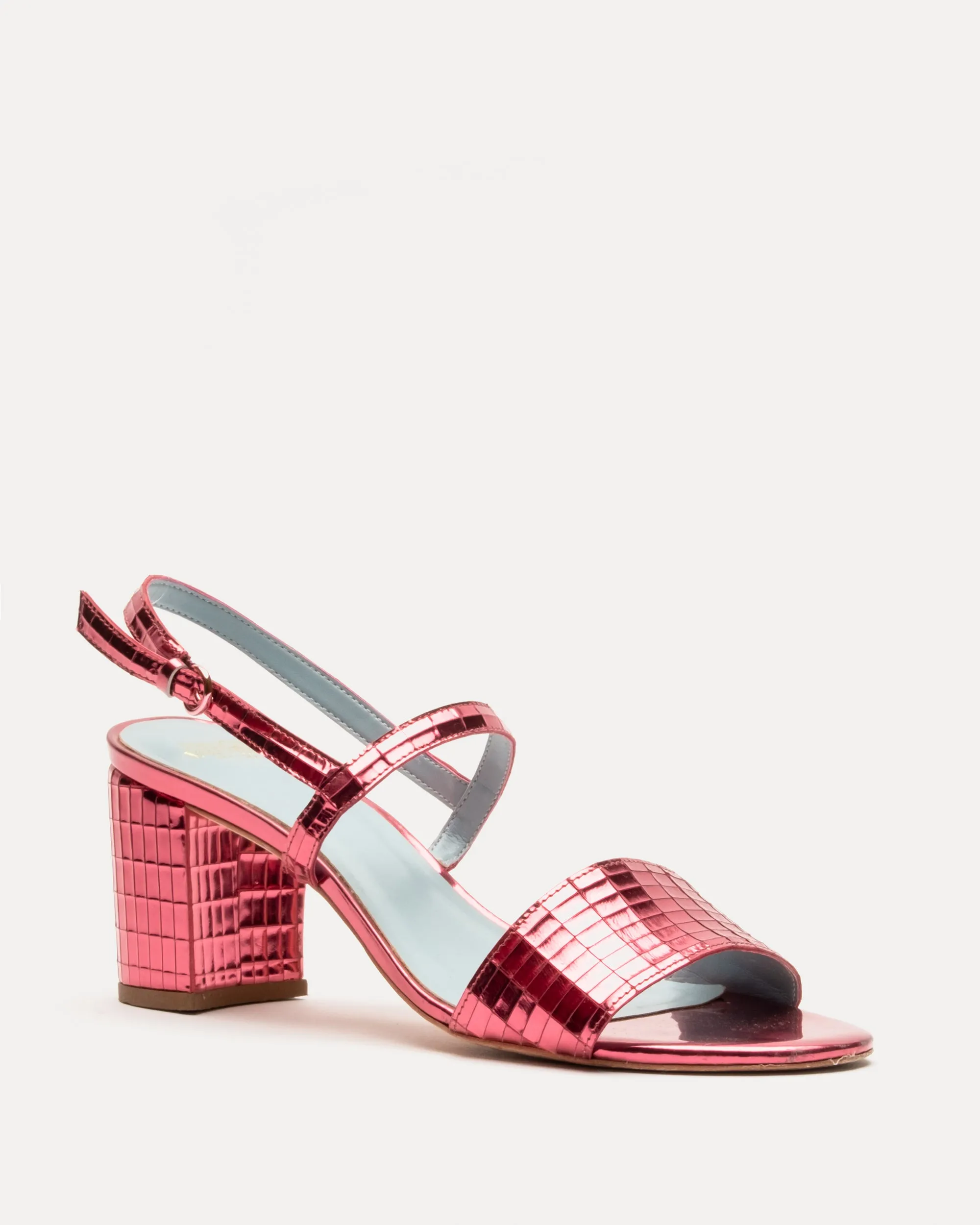 Bettina Sandal Disco Leather Rose