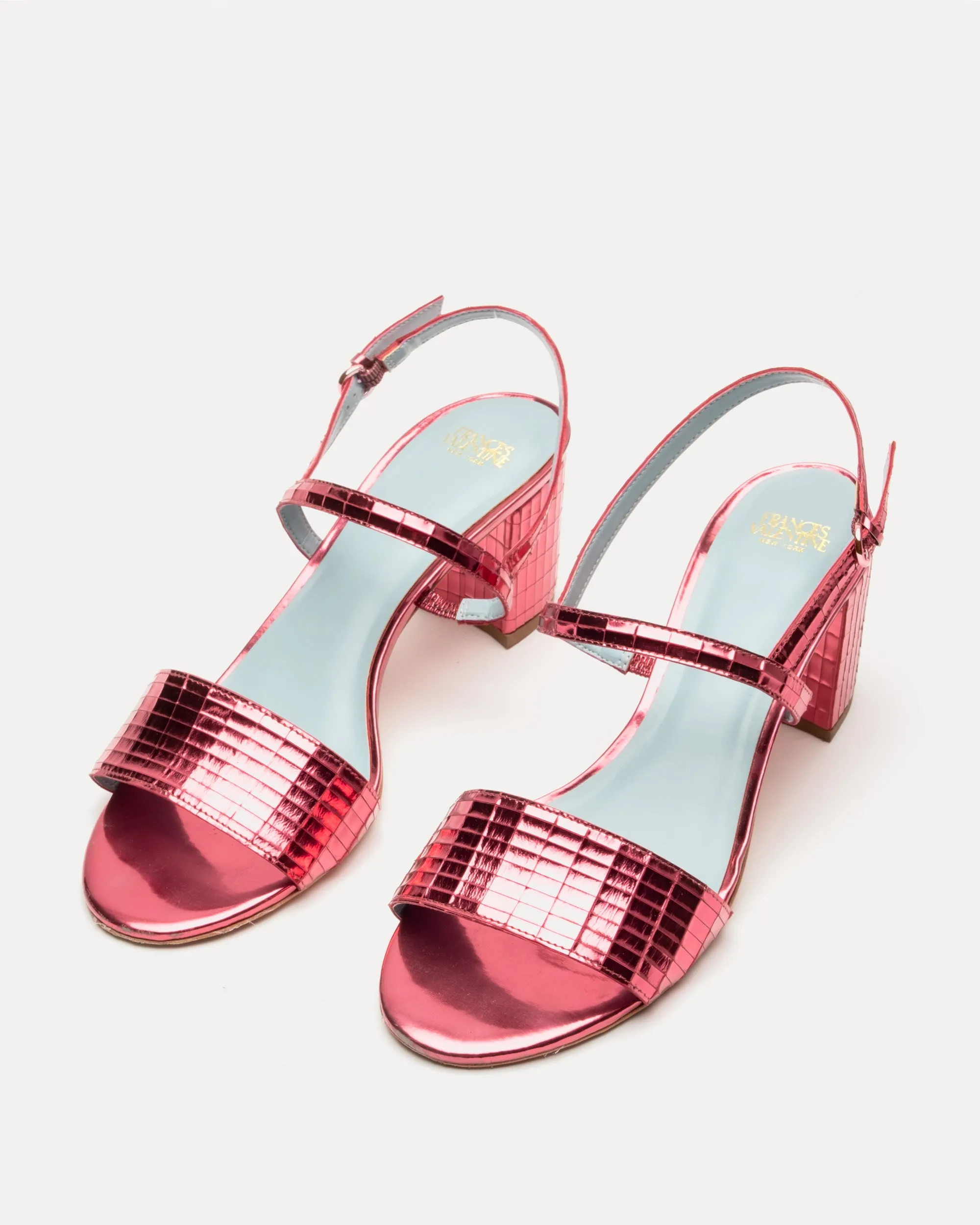 Bettina Sandal Disco Leather Rose