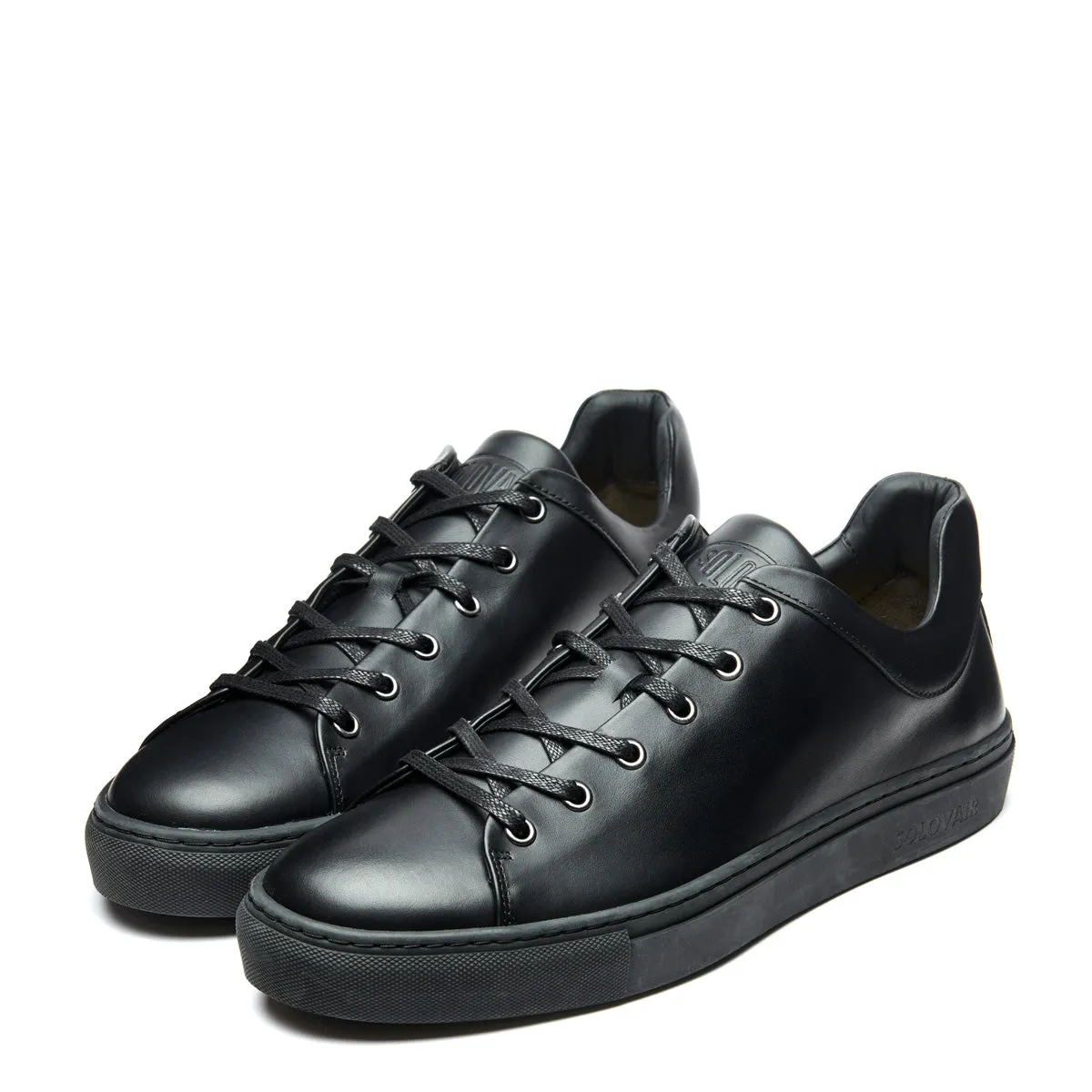 Black Calf Sneaker