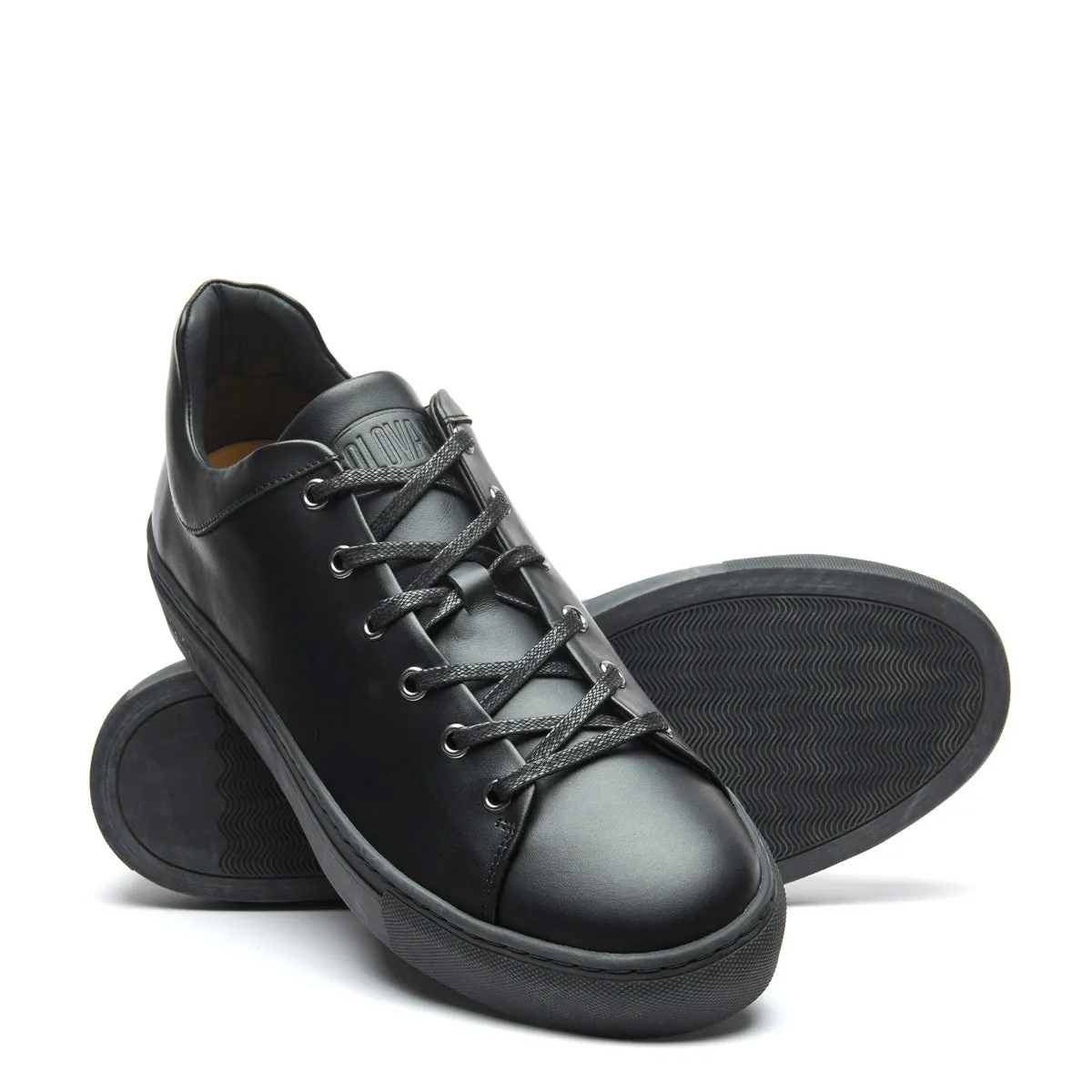 Black Calf Sneaker