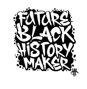 BLACK HISTORY MONTH Grey T-Shirt (FUTURE BLACK HISTORY MAKER)