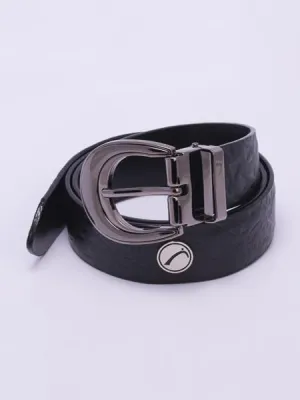 Black Leather Belt - FINAL SALE