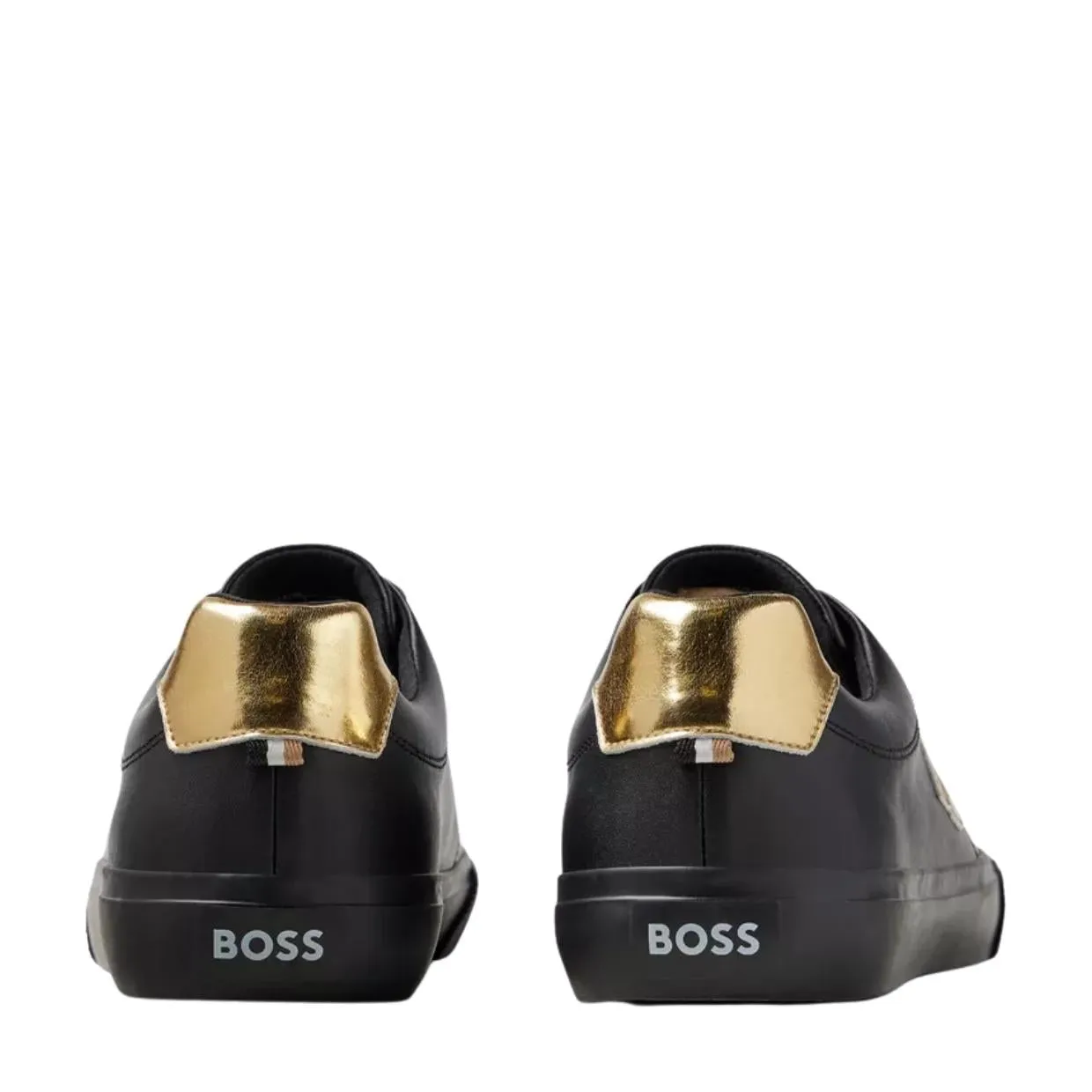 BOSS Aiden Contrast B Logo Black Trainers