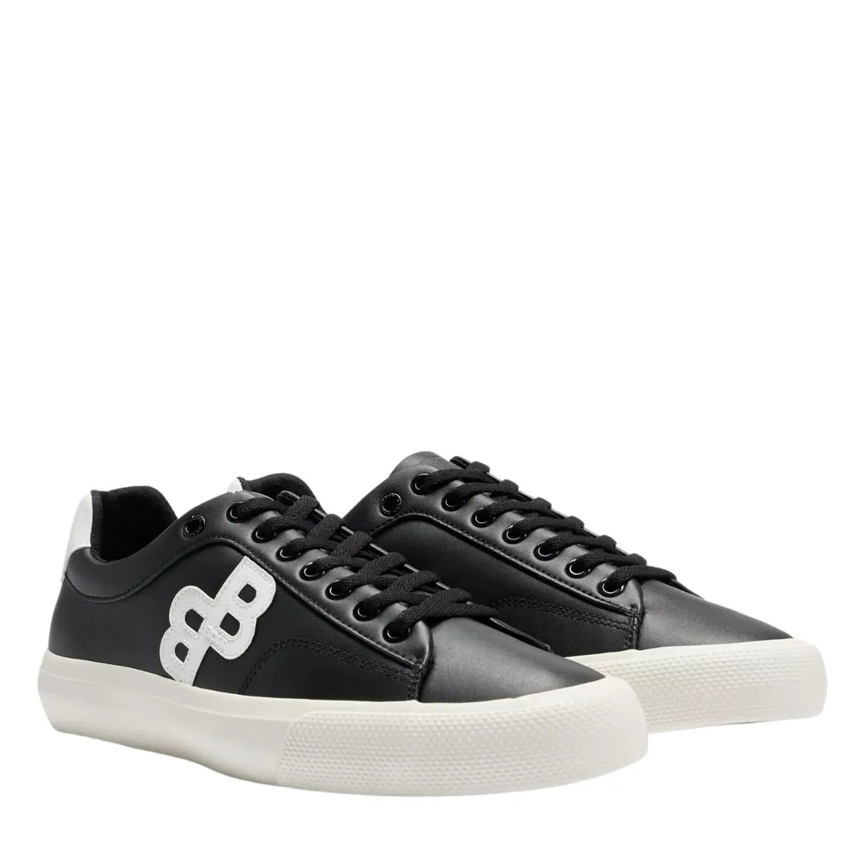 BOSS Aiden Tenn Double Monogram Black Trainers