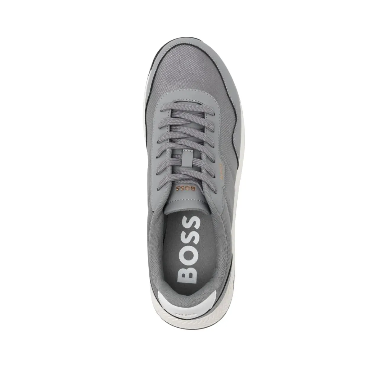 BOSS Titanium Runn Grey Trainers