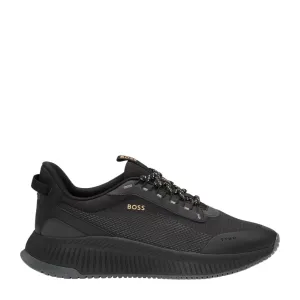 BOSS TTNM EVO Black Ribbed Sole Trainers