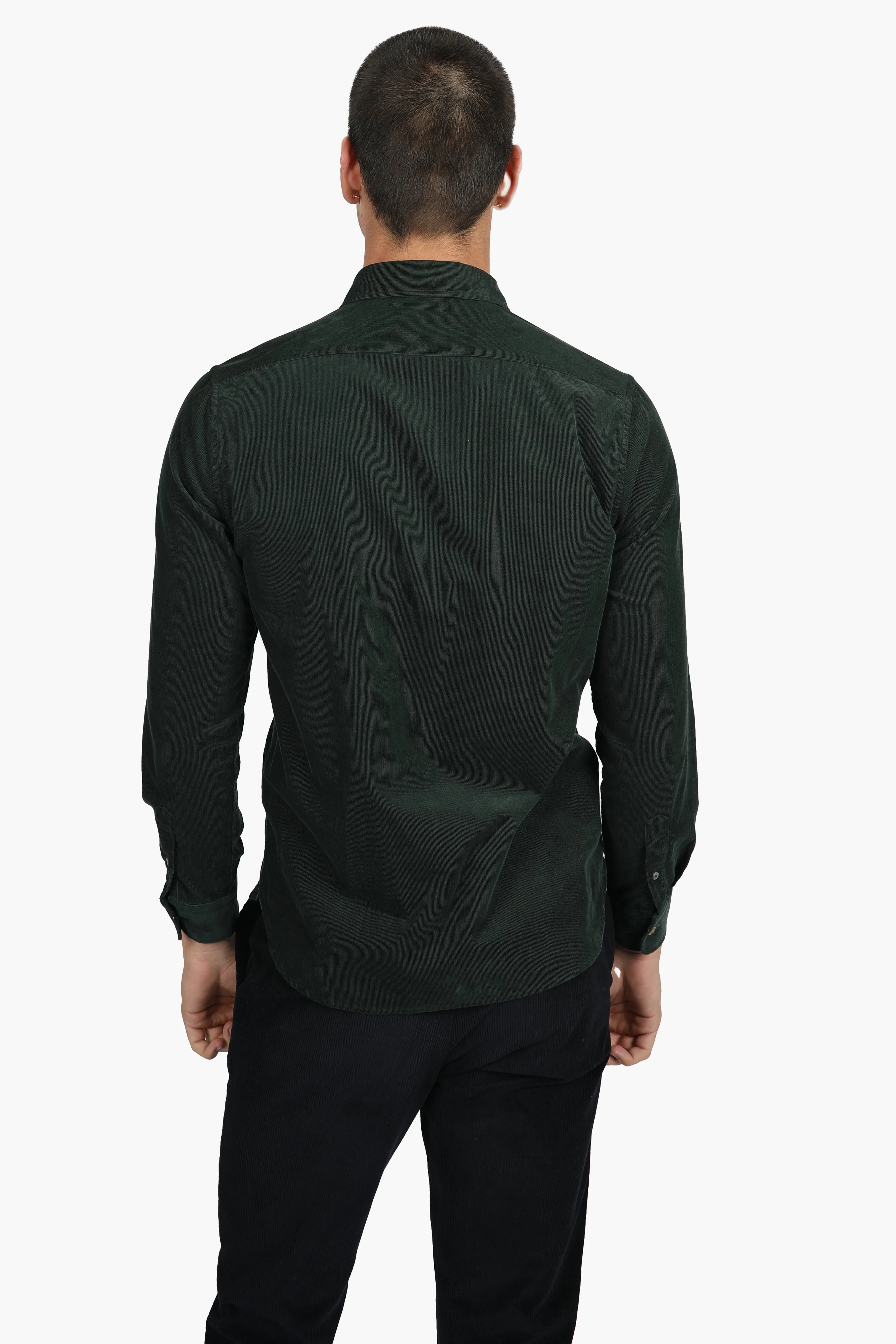 Bottle Cotton Corduroy Shirt