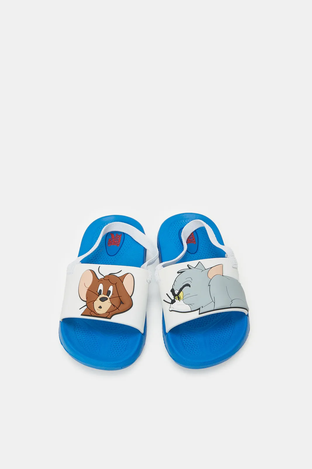 Boys Blue Tom And Jerry Slingback Slide