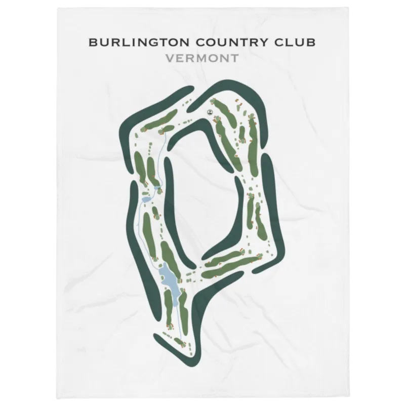 Burlington Country Club, Vermont - Printed Golf Course