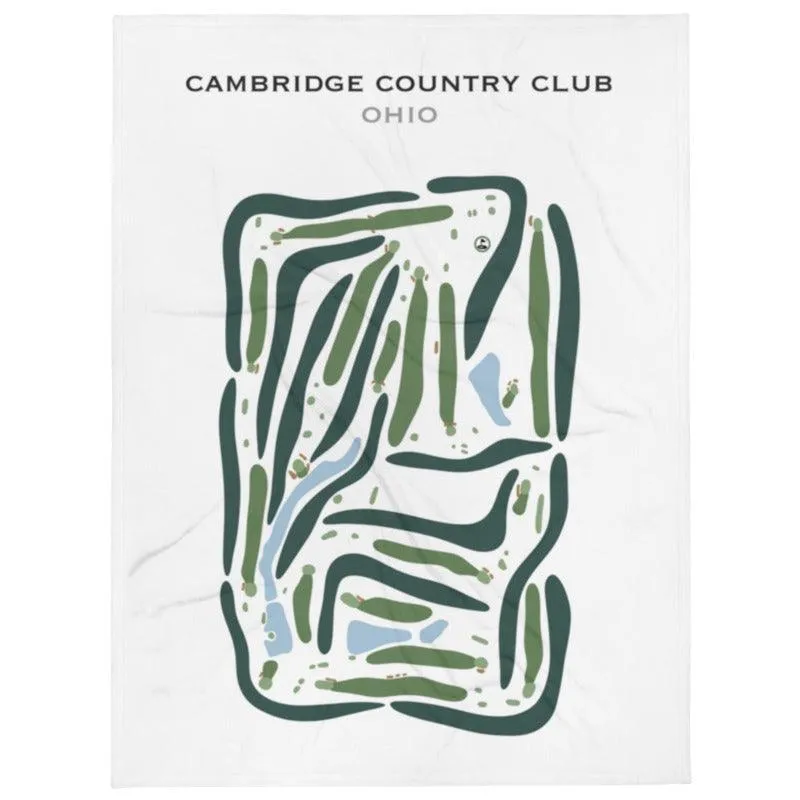 Cambridge Country Club, Ohio - Printed Golf Course