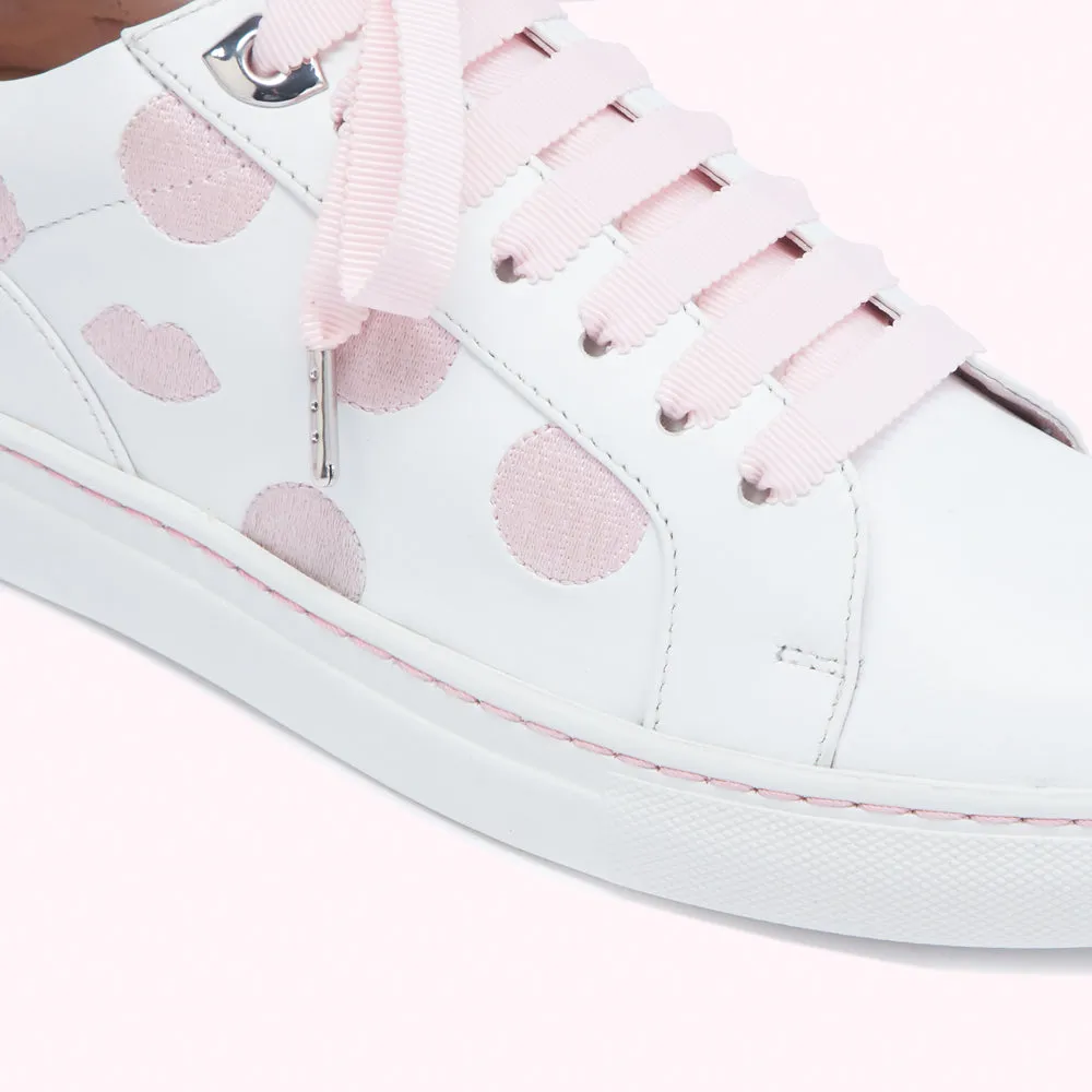 CHALK AND BLUSH POLKA DOT LIPS NATASHA TRAINERS