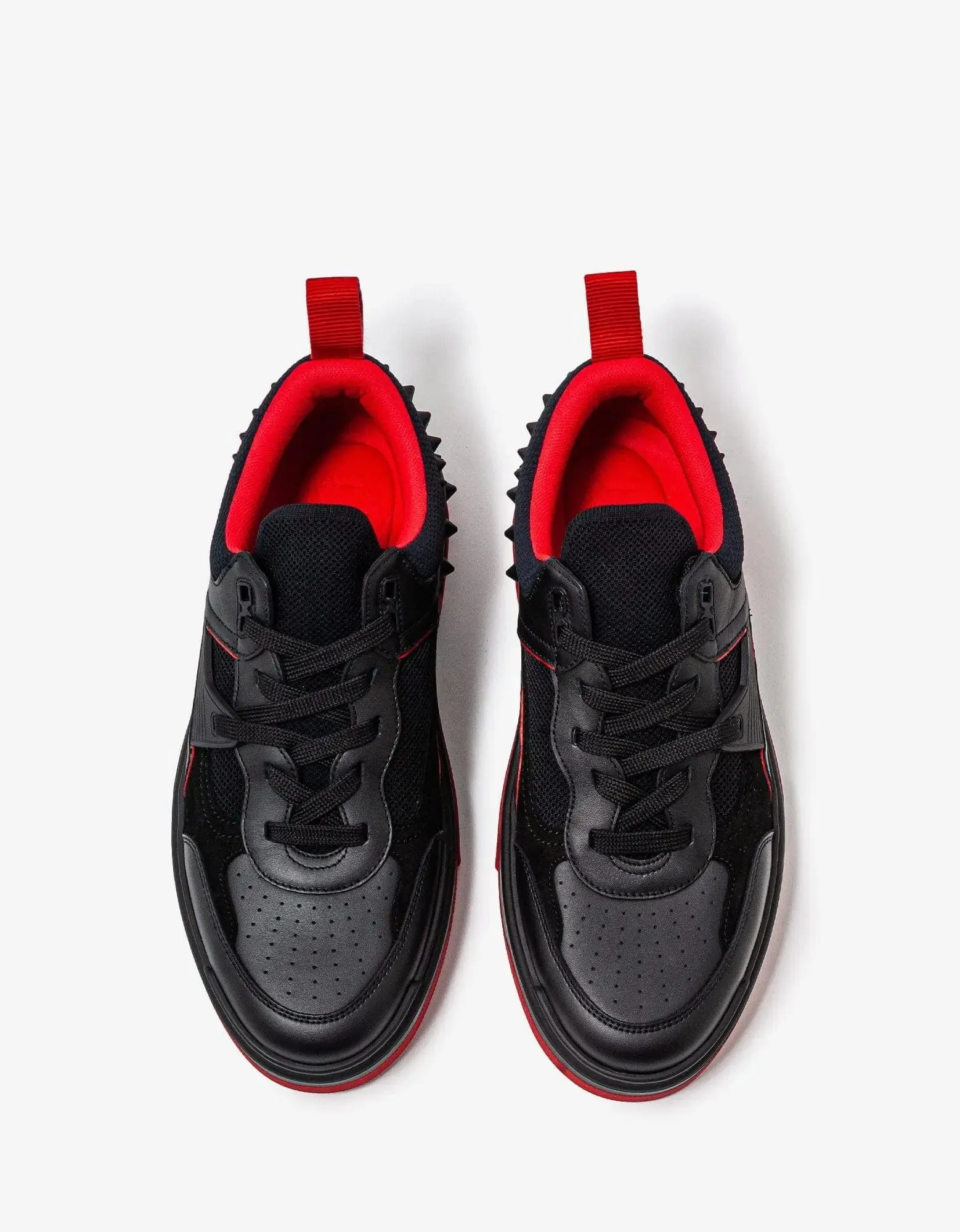 Christian Louboutin Astroloubi Black & Red Trainers -