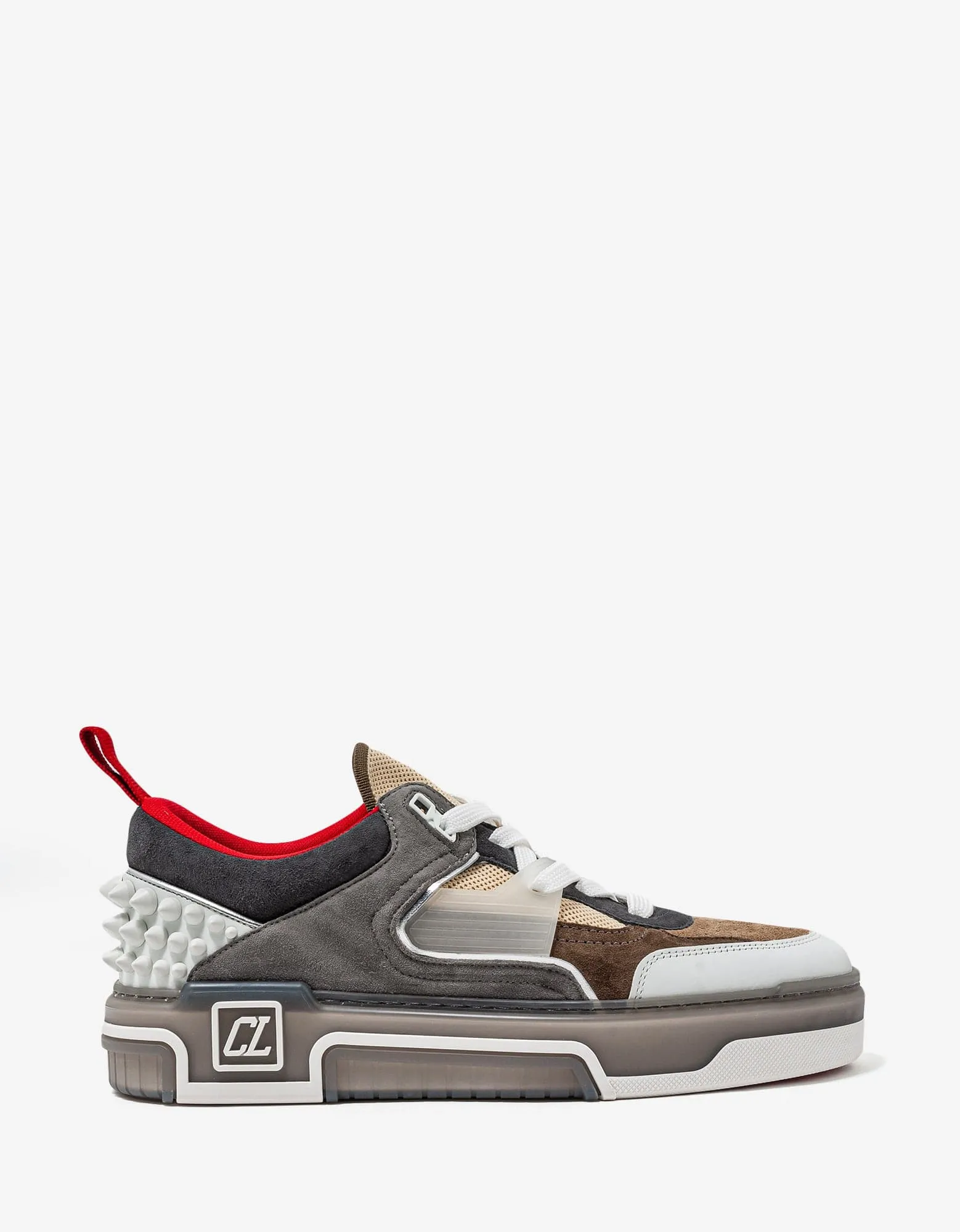 Christian Louboutin Astroloubi Grey & Brown Trainers -