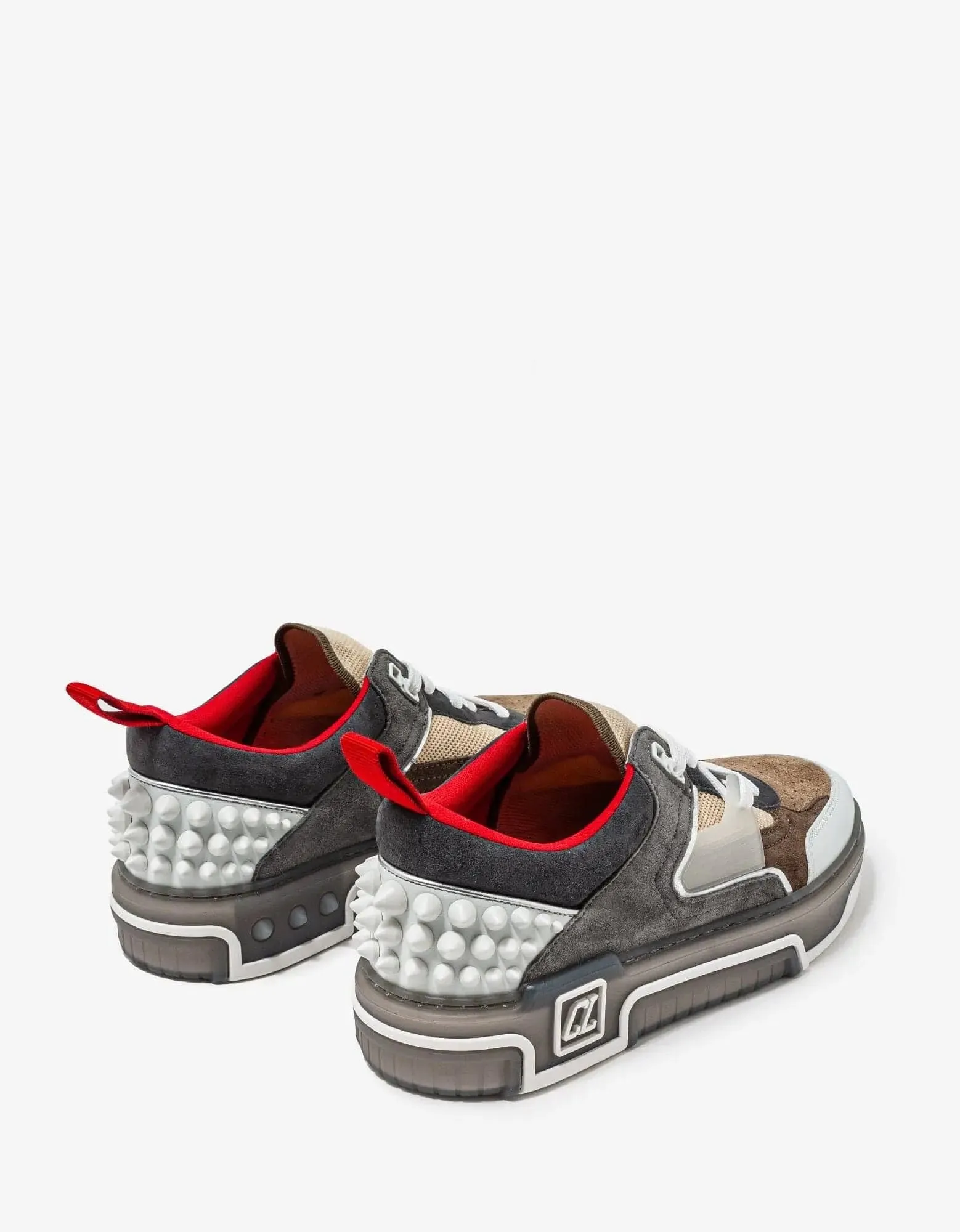 Christian Louboutin Astroloubi Grey & Brown Trainers -